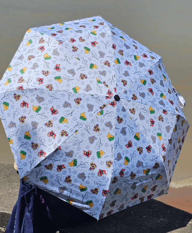 Parapluie pliant  peuples de Guyane ouverture et fermeture automatique