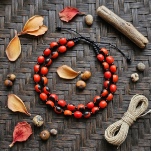 Bracelet de cheville Elu en graine de panacoco – Élégance légère